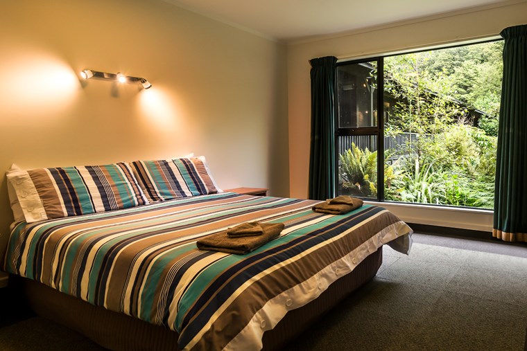 Private room at Quintin Lodge on the Milford Track guided walk